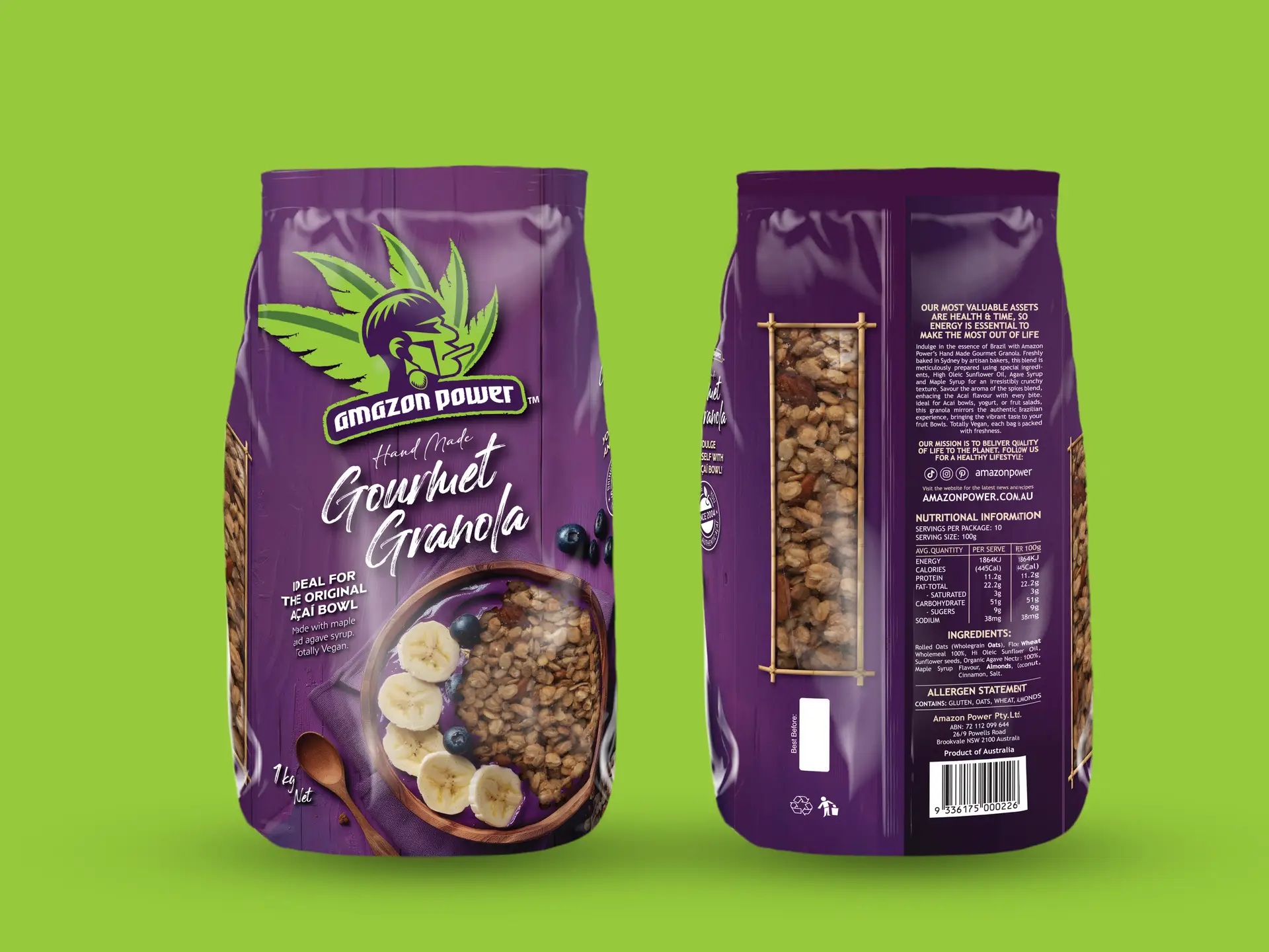 Amazon Power Acai Bowl Granola